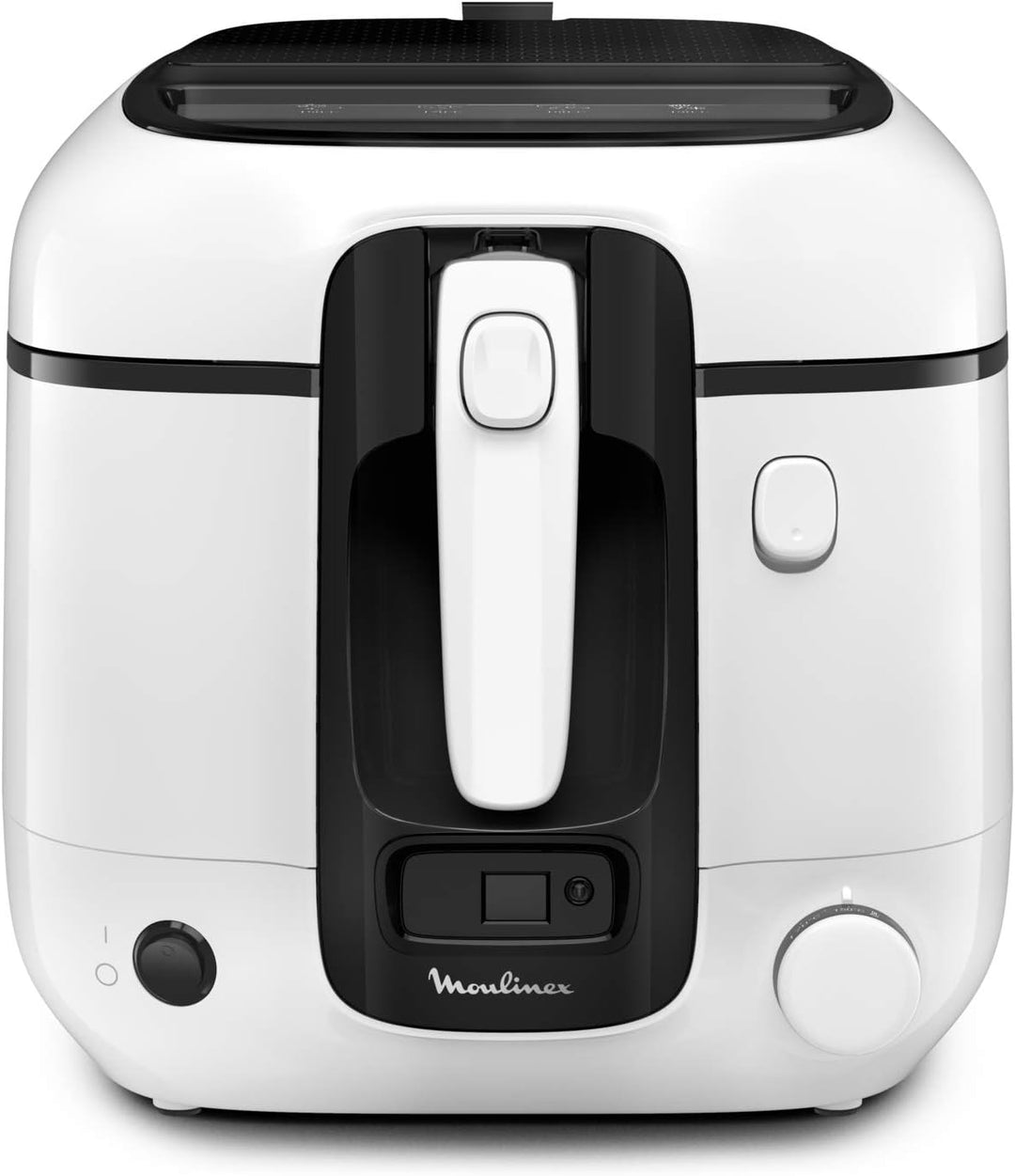 Moulinex AM3140 AM314010 Super Uno, Edelstahl, Weiss Korb mit Griff, Korb mit Griff