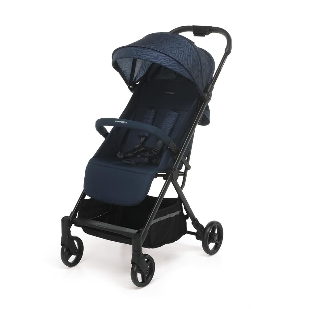 Foppapedretti Kompakter Kinderwagen Voilà, für Kinder 0-22 kg (0-4 Jahre), 1-Hand-Verschluss, Self-S
