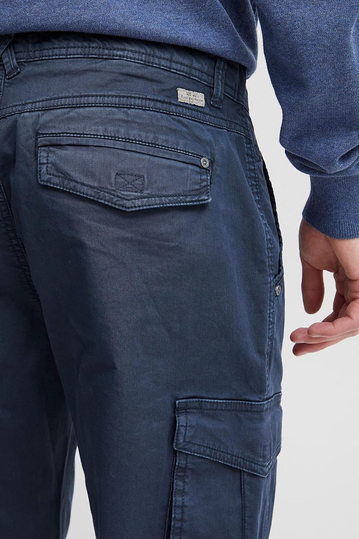 Blend 20715113 Herren Cargohose Lange Hose Stoffhose mit Stretch Cargo Taschen Regular Fit 33W / 32L