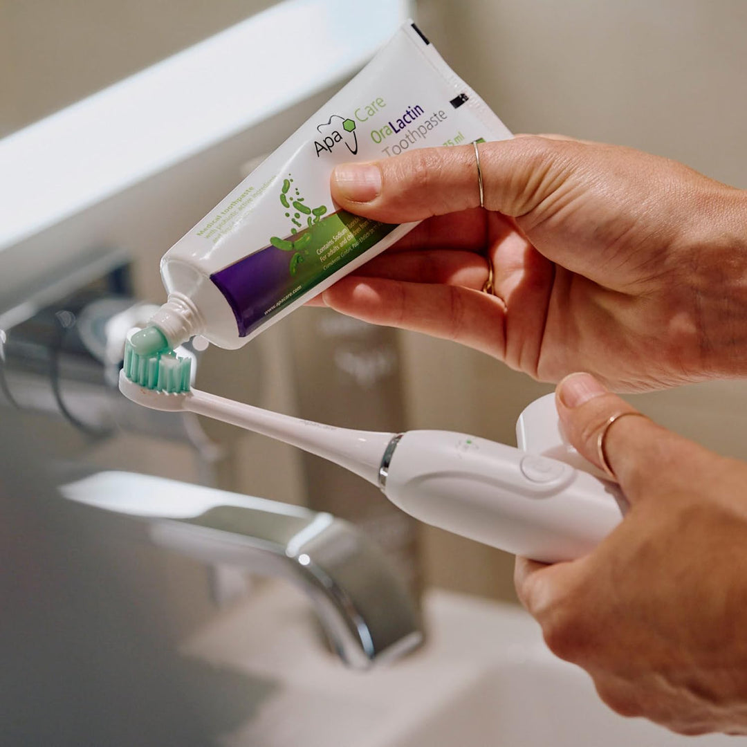 ApaCare Sonic Change Schallzahnbürste - elektrische Zahnbürste mit 35.000 Schwingungen/Min., 5 Progr