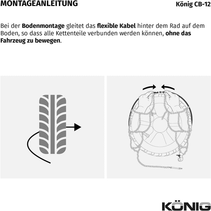 KÖNIG CB-12 060 - Schneeketten, CB-12 060