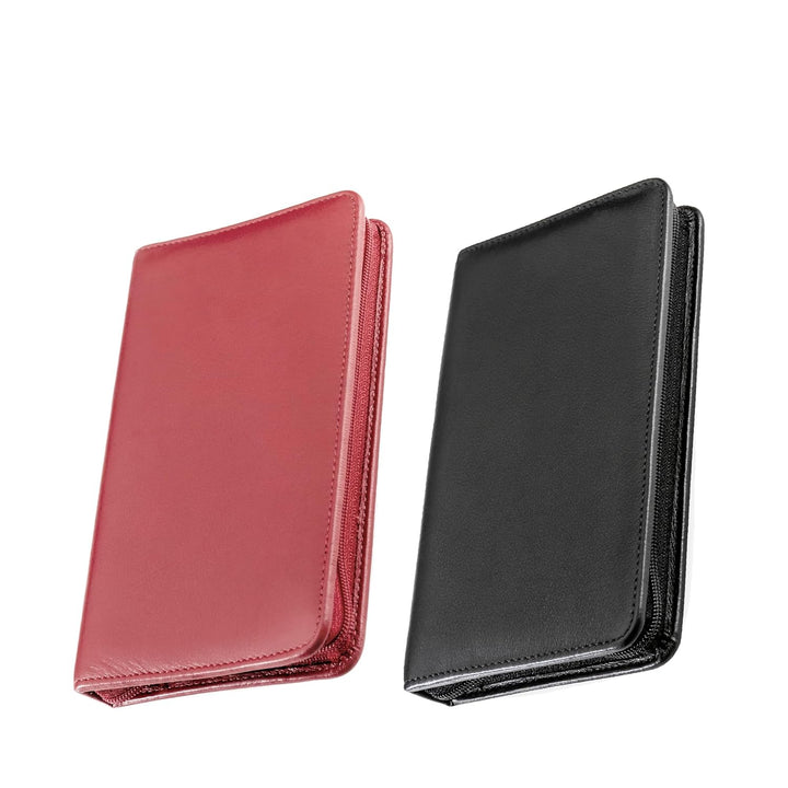 REMOS Nageletui leer aus echtem Leder zum Bestücken mit 7 Instrumenten - rot, Rot
