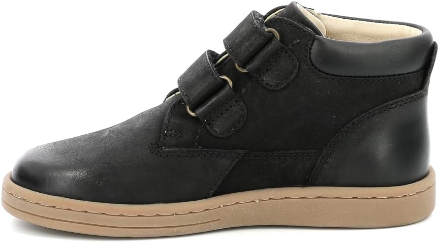 KICKERS Tackeasy Stiefelette , Jungen 19 EU Schwarz, 19 EU Schwarz
