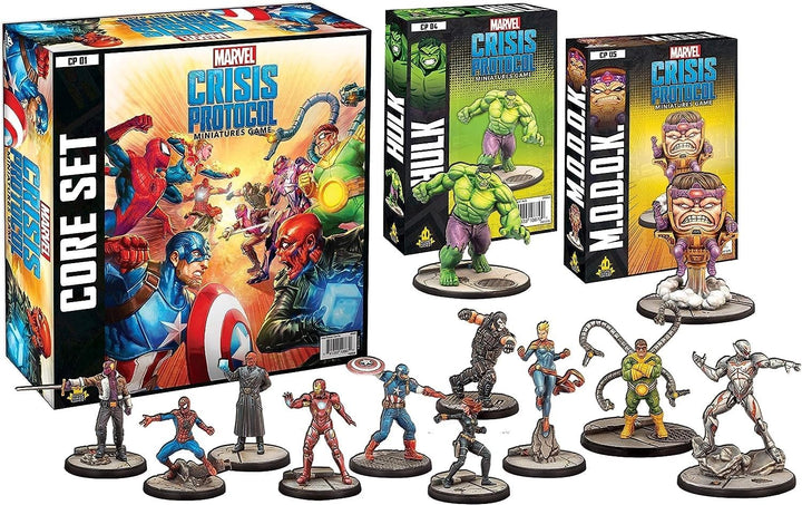 Atomic Mass Games , Marvel Crisis Protocol: Character Pack: Gamora and Nebula, Miniatures Game, Ages