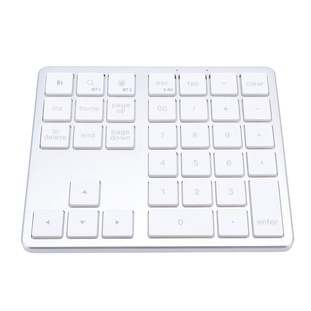 Denash Nummernblock, Kabellos, 35 Tasten, Wiederaufladbare Tastatur mit Dreifacher Geräteumschaltung