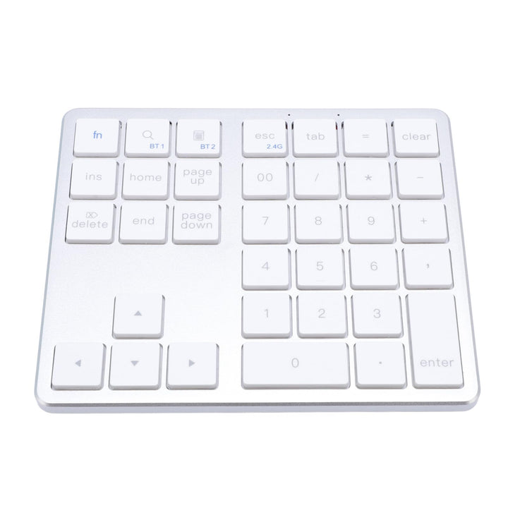 Denash Nummernblock, Kabellos, 35 Tasten, Wiederaufladbare Tastatur mit Dreifacher Geräteumschaltung