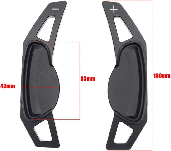 iSpchen Schaltwippen Verlängerung Schaltug Shift Paddle, Schnellschaltung aus Aluminiumlegierung Pad