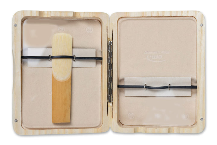 Gewa 751013 Blätteretui Alt Saxophon 6 Blätter, natur lackiert standard, standard