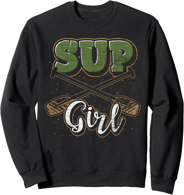 Stand Up Paddling Mädchen Wassersport SUP Stand Up Paddeln Sweatshirt