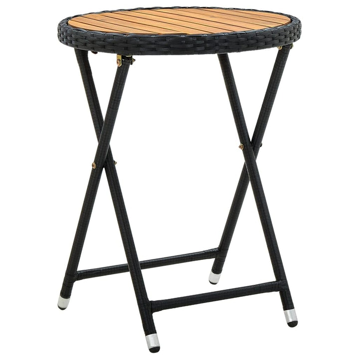 vidaXL Akazienholz Massiv Beistelltisch Gartentisch Klapptisch Gartenmöbel Balkontisch Teetisch Tisc