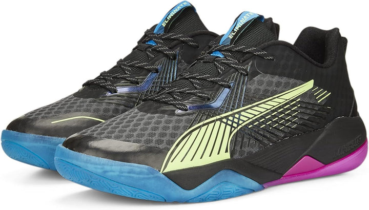 Puma Herren Eliminate Power Nitro IIHallenturnschuh 42.5 EU Puma Black Fizzy Light Ocean Dive Festiv