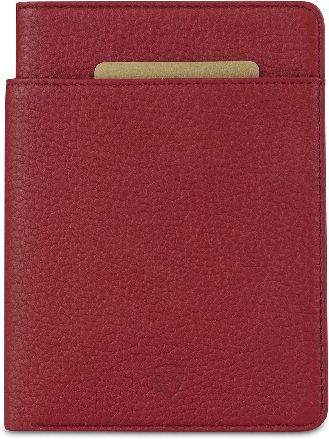 Vaultskin Kensington Reisepasshülle aus Leder mit RFID-Schutz (Matt Rot), Matt Rot