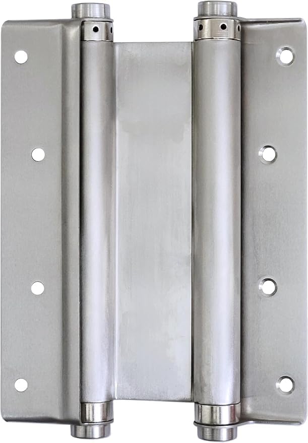 2 Stück 20,3 cm Cafe Saloon Türscharniere Double Action Federscharnier Edelstahl selbstschliessend 2