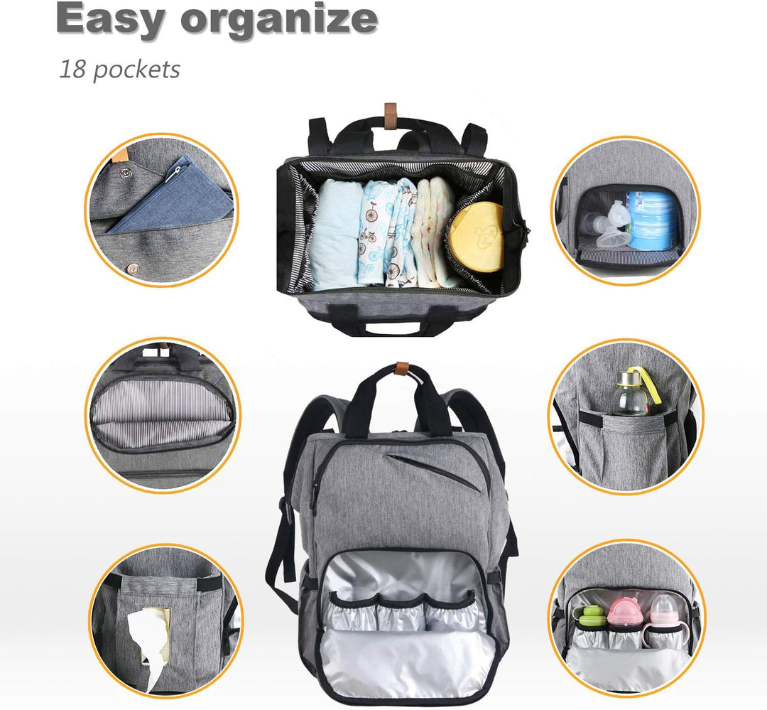 Hap Tim Baby Wickelrucksack Wickeltasche/Rucksack - Multifunktions-Designer Windeltaschen Grosse Kap