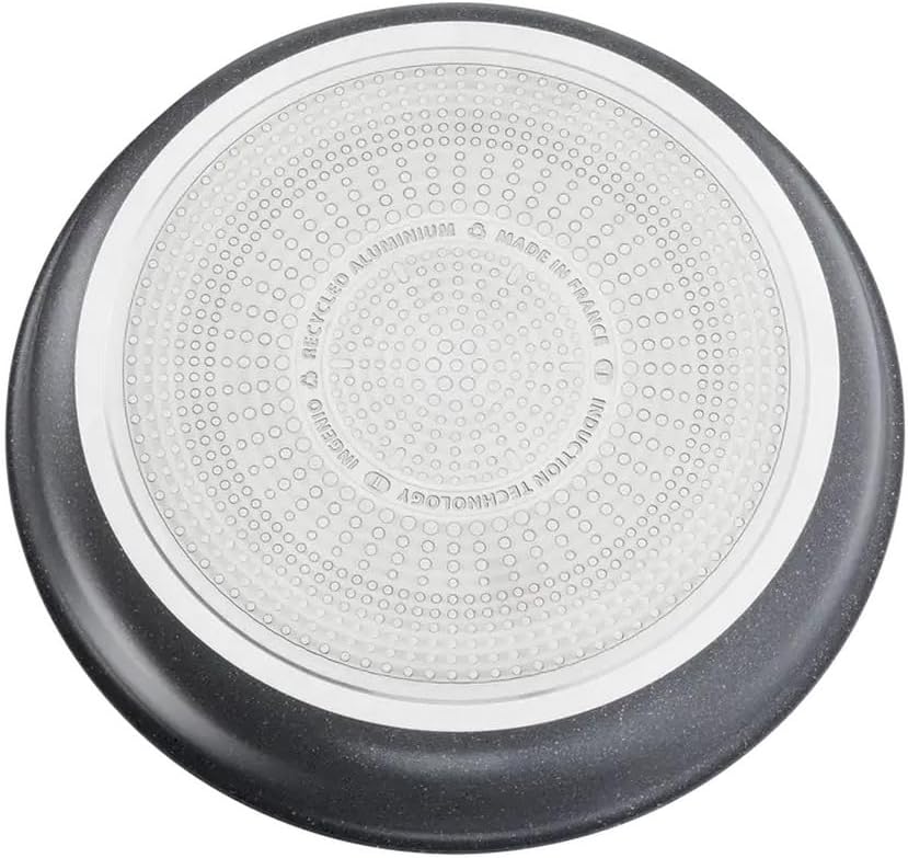 TEFAL L3969102 Ingenio Natural Force 2er-Set Bratpfannen 24/28 cm + Antihaft-Griff, alle Herdarten e