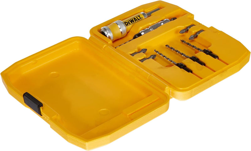 DeWalt DT7612-XJ Schnellwechsel-System Set (12-teilig), Aluminium, Schwarz 1 12 pieces, 1 12 pieces