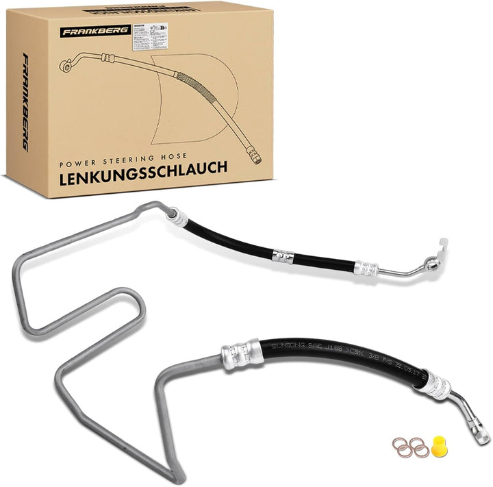 Frankberg Servolenkung Schlauch Kompatibel mit A3 8L1 1.8L 1996-2003 B.o.r.a 1J2 1.8L 2000-2005 Golf
