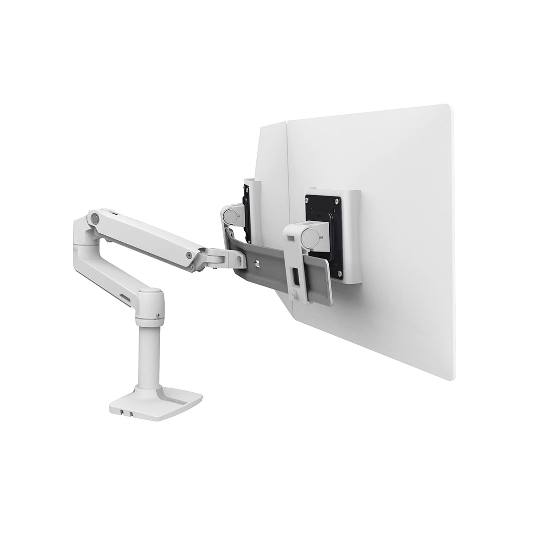 ERGOTRON 45-489-216 LX dual direkt Tischhalterung bis 63,5cm 25Zoll 0,9-5 kg weiss 2 Monitore LX Arm