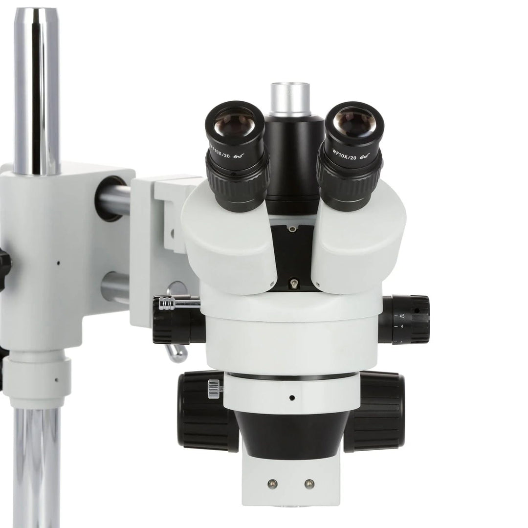 AmScope SM-4TZ-56S Haltungsinspektion Trinokulares Zoom-Stereomikroskop mit 56-LED-Licht, 3.5X-90X,