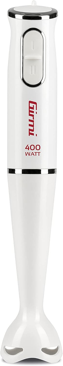 Girmi MX16 Stabmixer mit Set, 3-in-1 Mixer-Pürierstab-Schneebesen, 400 W, DC-Motor, 2 Geschwindigkei