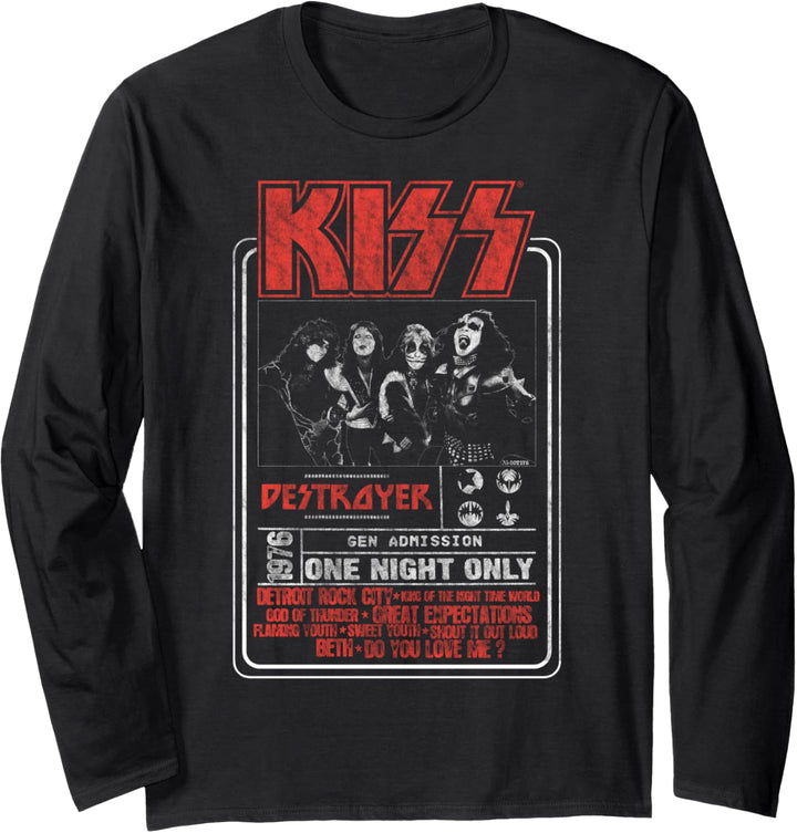 KISS - Nur eine Nacht Langarmshirt