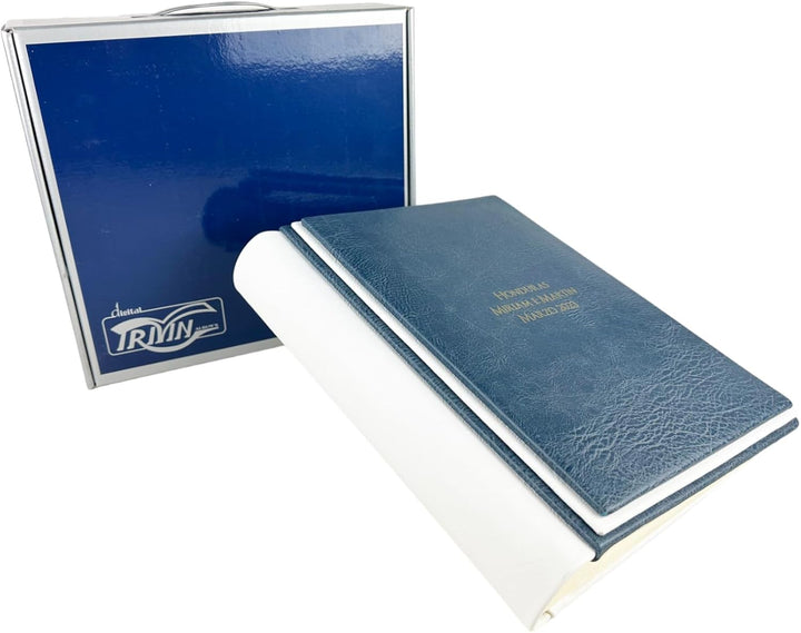 Fotoalbum - Eclissi Vintage - handgefertigte Herstellung aus Kunstleder, personalisierbar mit Gravur