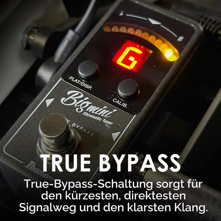 Ibanez BIGMINI Chromatic Guitar/Bass Pedal Tuner