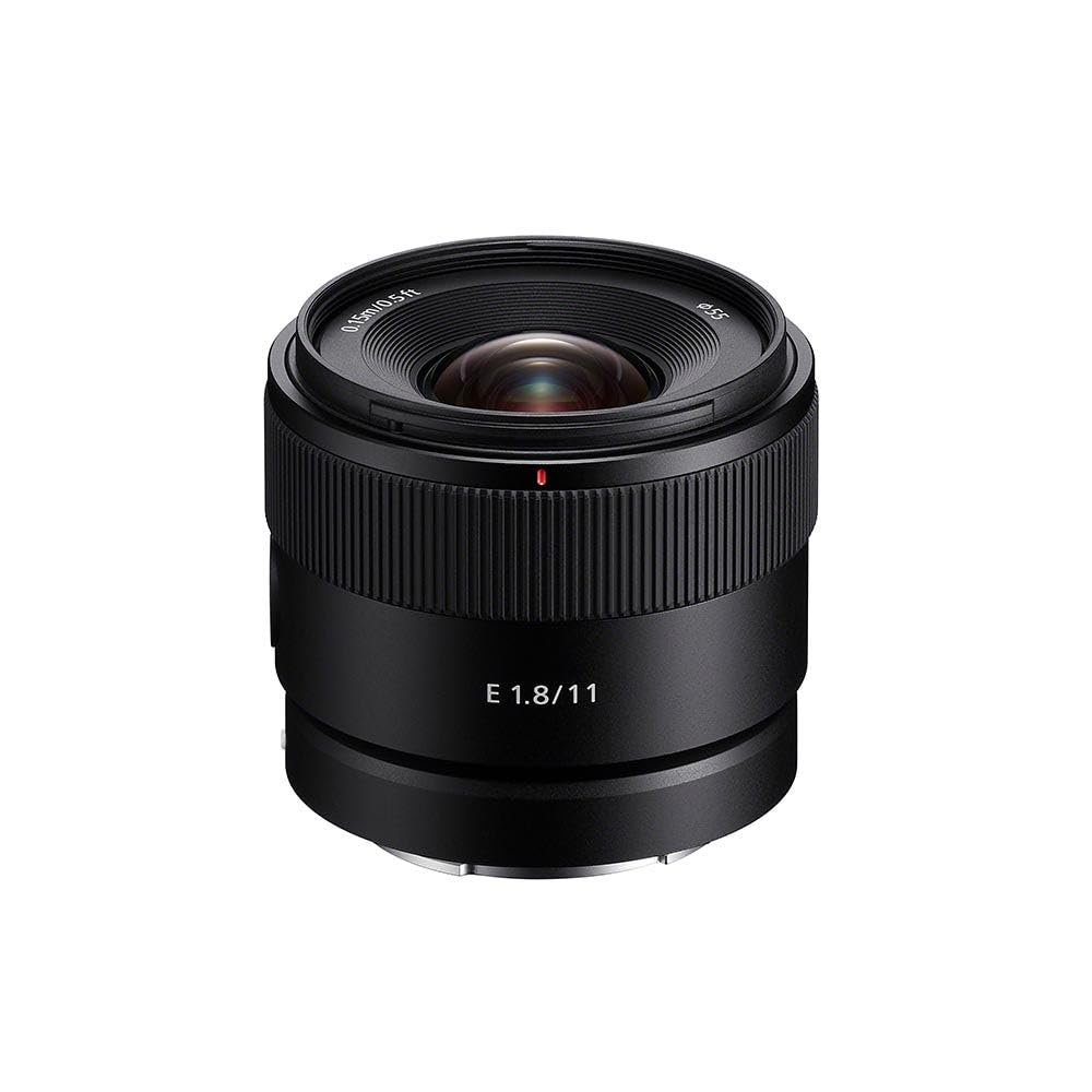 Sony E 11 mm F1.8 | APS-C-Weitwinkel-Objektiv mit Festbrennweite (SEL11F18) Single, Single