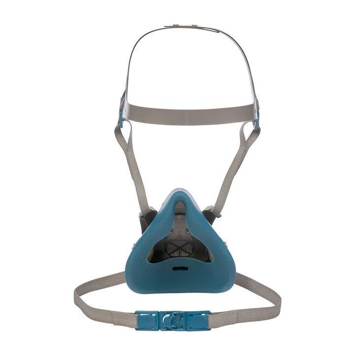 3M Atemschutz-Halbmaske 6503QL – Atemmaske mit Cool-Flow Ausatemventil & Quick-Release Mechanismus –