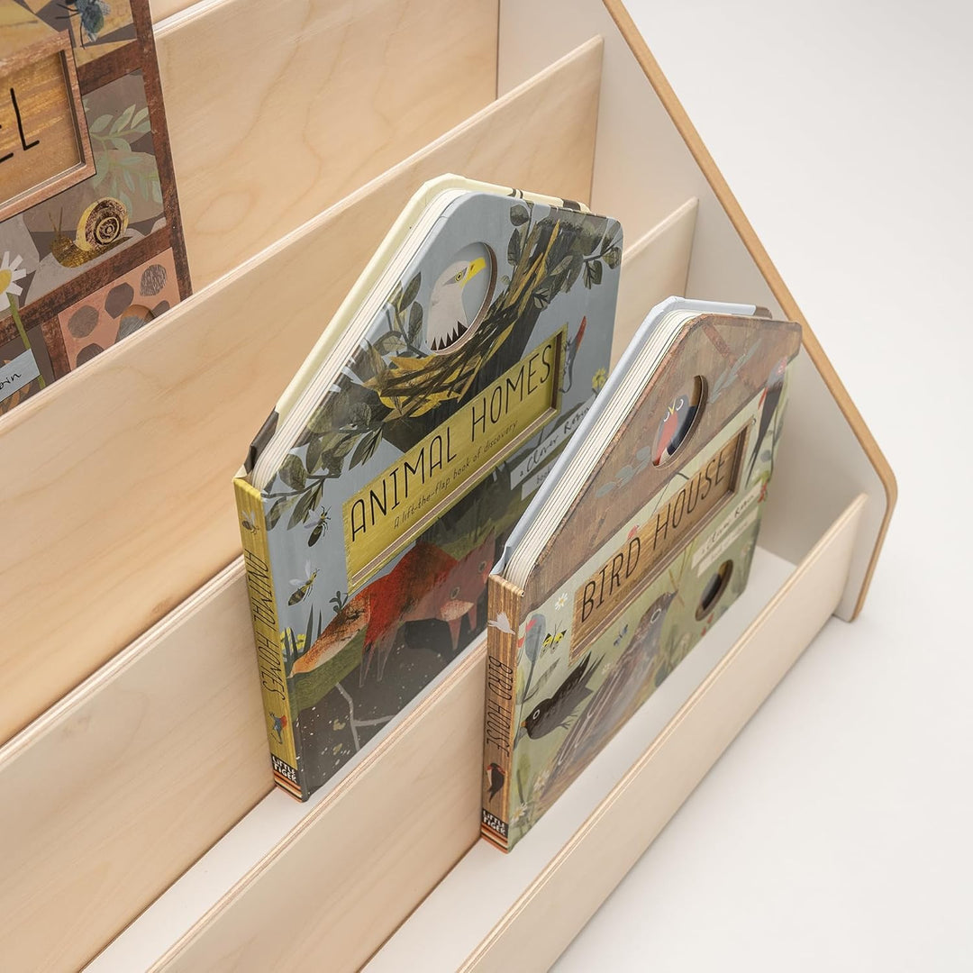 MAMOI® Bücherregal Kinder personalisiert mit Name – Kinderregal, Bücher-Organizer für Kinderzimmer M