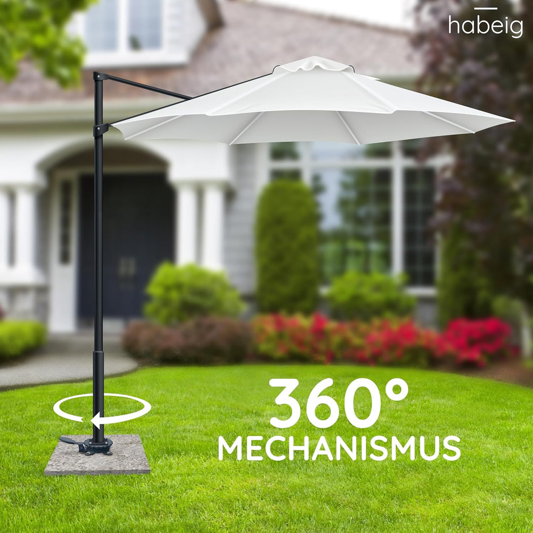habeig 360° MECHANISMUS +++ für Ampelschirm 360 Grad schwenkbar drehbar Fusspedal Schirm