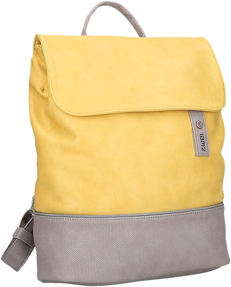 Zwei JANA Rucksack JR13 lemon, Lemon