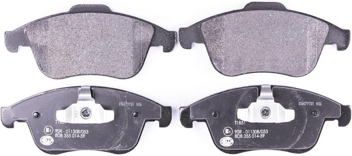 HELLA PAGID 8DB 355 014-591 Bremsbelagsatz - T1851 - Dicke/Stärke: 18mm - Bremssystem: Teves - nicht