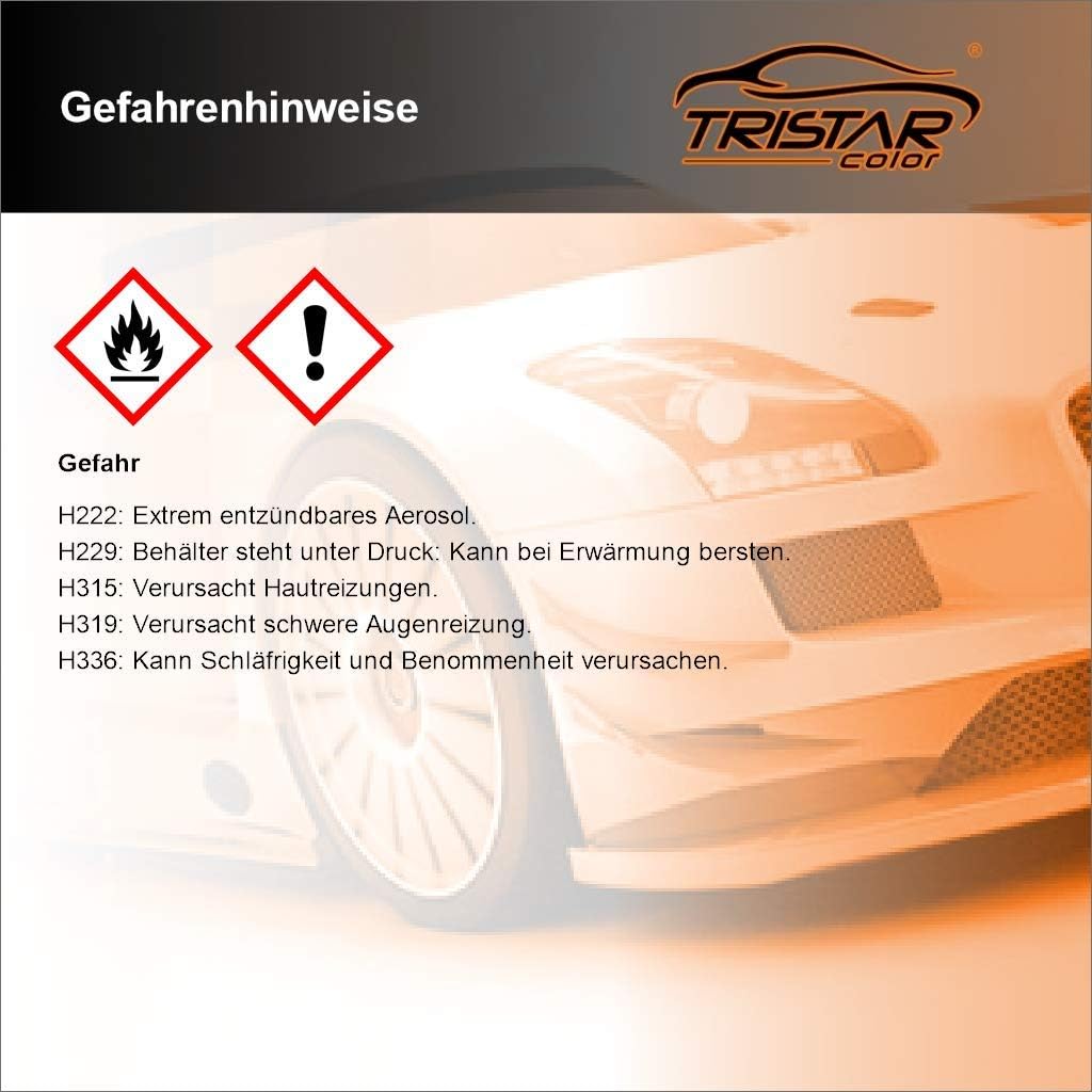 TRISTARcolor Motorradlack Spraydosen Set für Kunststoff Stossstange für Kawasaki 15D Candy Plasma Bl
