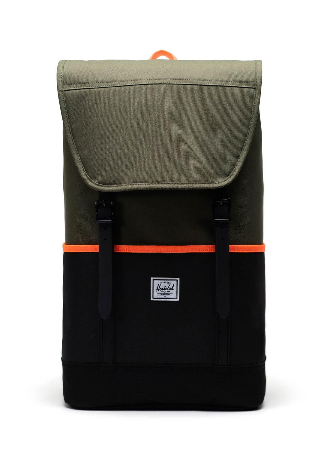 Herschel Unisex Retreat Pro Tasche Einheitsgrösse Ivy Green/Black/Shocking Orange, Einheitsgrö&
