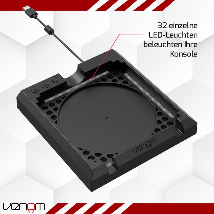 Venom Mehrfarbiger Konsolenständer mit LED-Licht (Xbox Series X) (Xbox Series