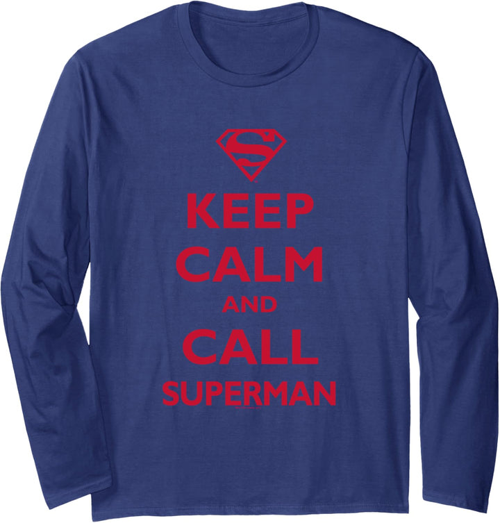 Superman Call Superman Langarmshirt