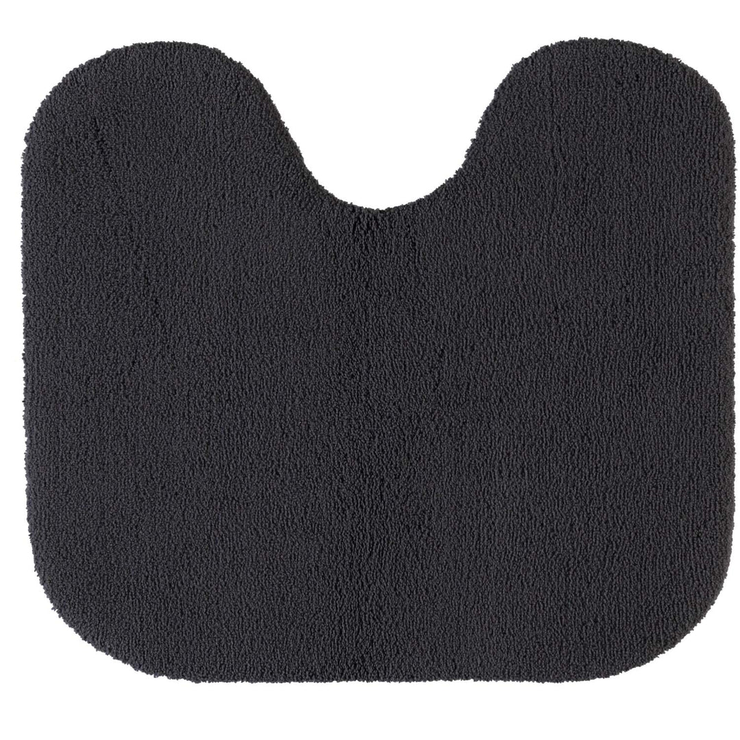 Rhomtuft Badematte Aspect, Farbe: zinn, Grösse: 55x60cm Toilettenvorlage mit Ausschnitt 55x60 cm, To