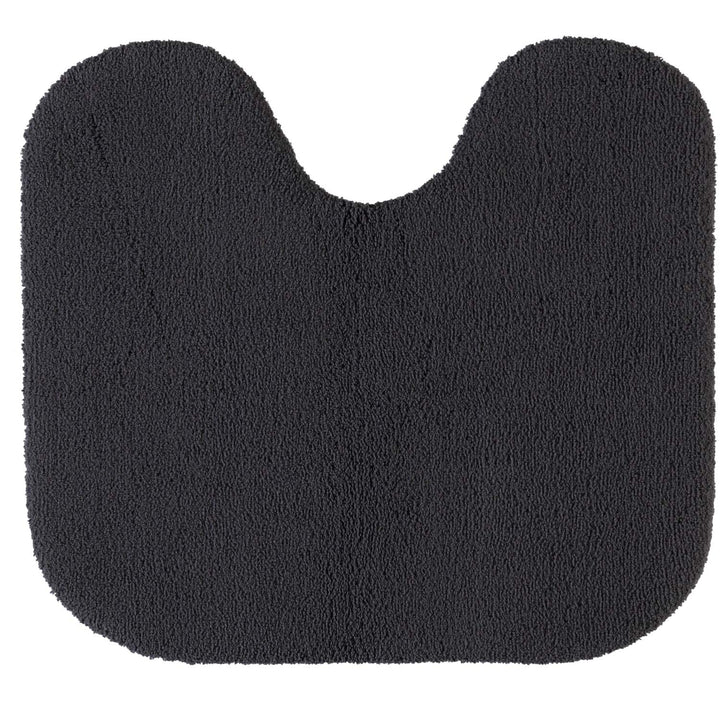 Rhomtuft Badematte Aspect, Farbe: zinn, Grösse: 55x60cm Toilettenvorlage mit Ausschnitt 55x60 cm, To