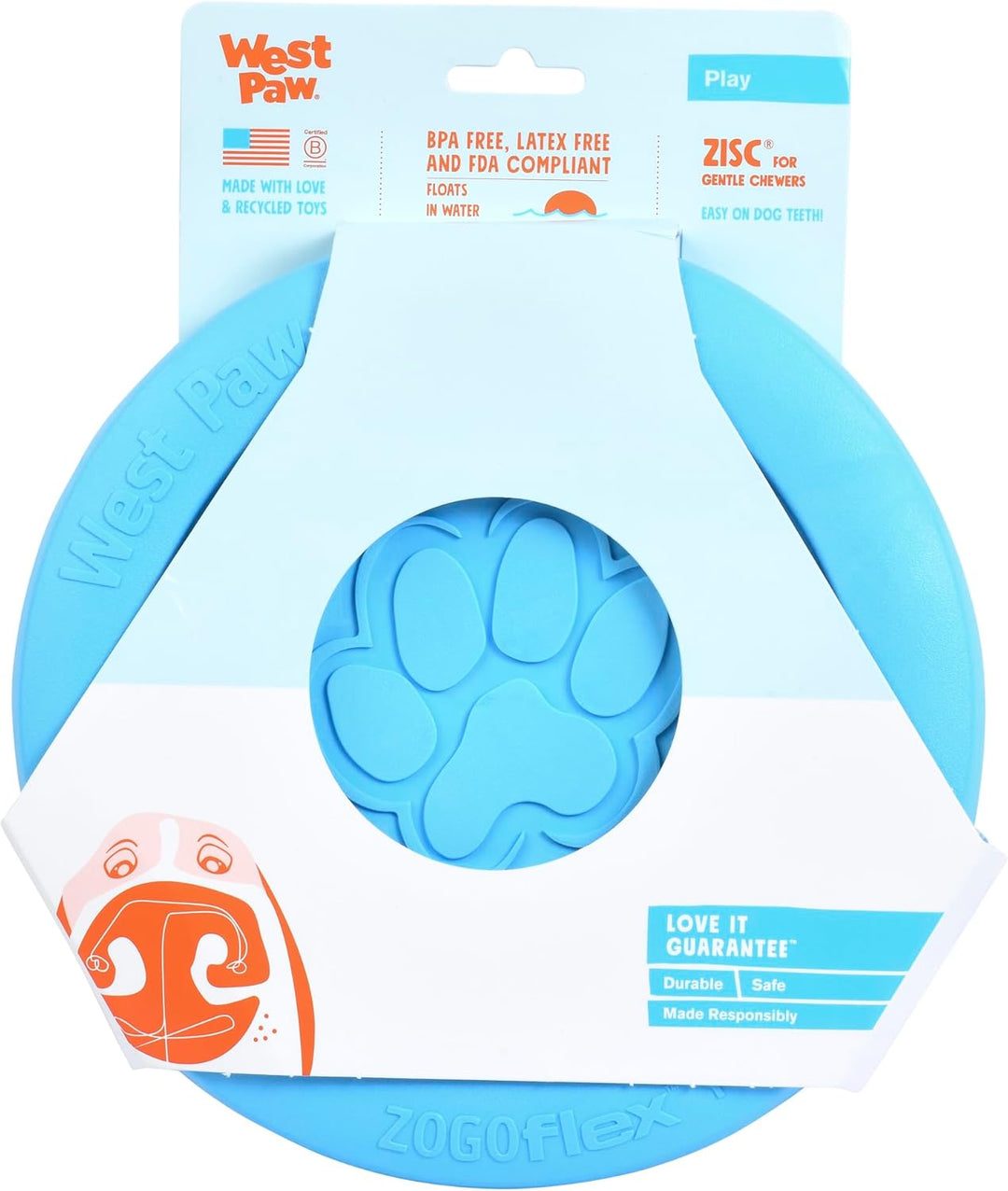 WEST PAW 27574 Zisc, Aqua, Ã˜ 22 cm blau L, blau L
