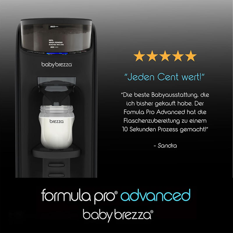 Baby Brezza - Formula Pro Advanced - automatischer Flaschenzubereiter - dosiert und mischt heisses W