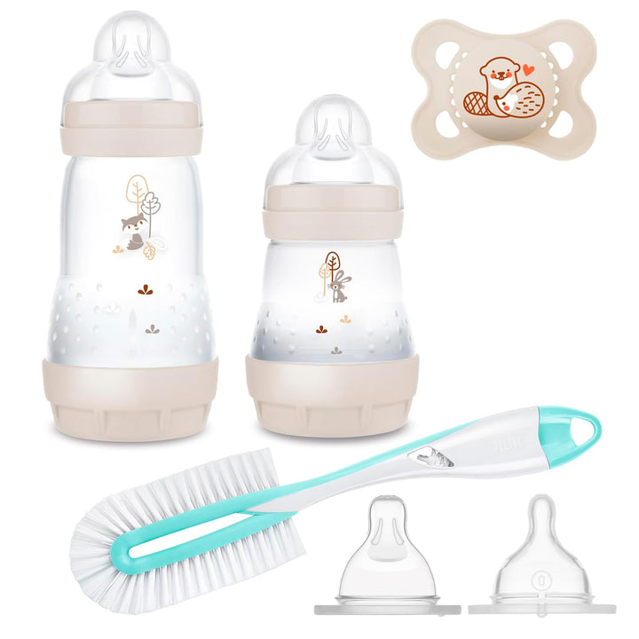 MAM Vorteilspack Starterset Anti-Colic Flaschen Set mit 2 Anti-Colic Flaschen (160 ml & 260 ml) und