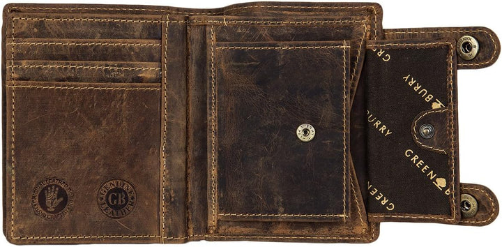 Greenburry Geldbörse 12,5 x 3 x 10 cm sattelbraun, Sattelbraun