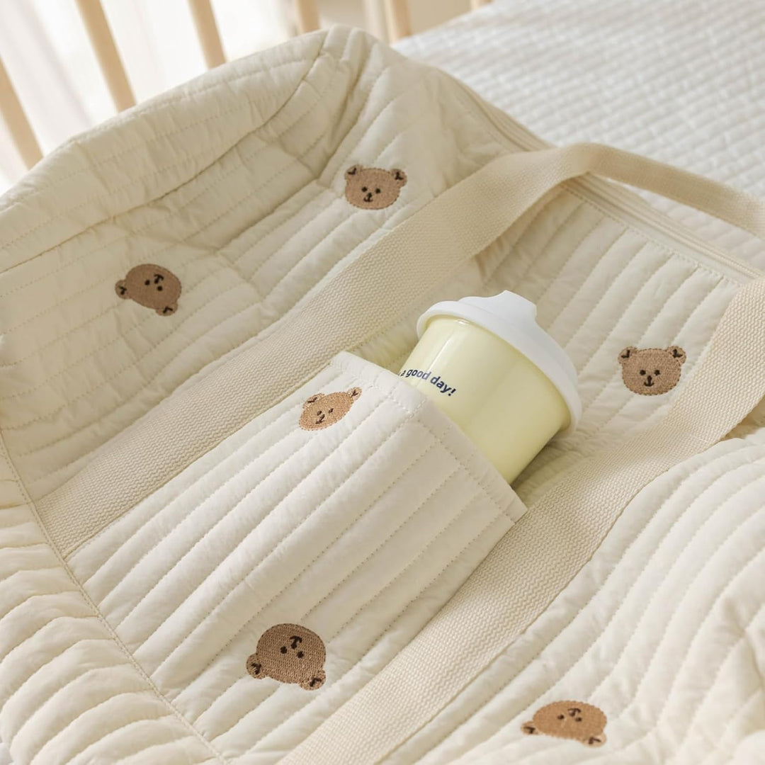 Grosse Krankenhaustasche für Mamas, Wickeltasche & Kinderwagentasche, Baby Wickeltasche, Mommy Bag a