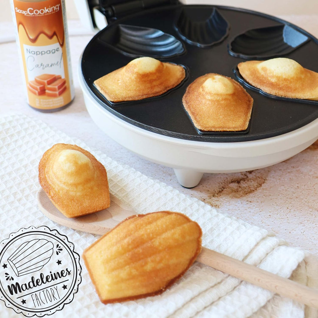 ScrapCooking - Madeleines-Maschine - Madeleines Factory - Weiche Madeleines in 4 Minuten - Geschenki