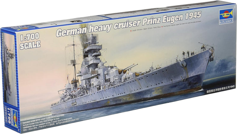 Trumpeter 05767 Modellbausatz German cruiser Prinz Eugen 1945