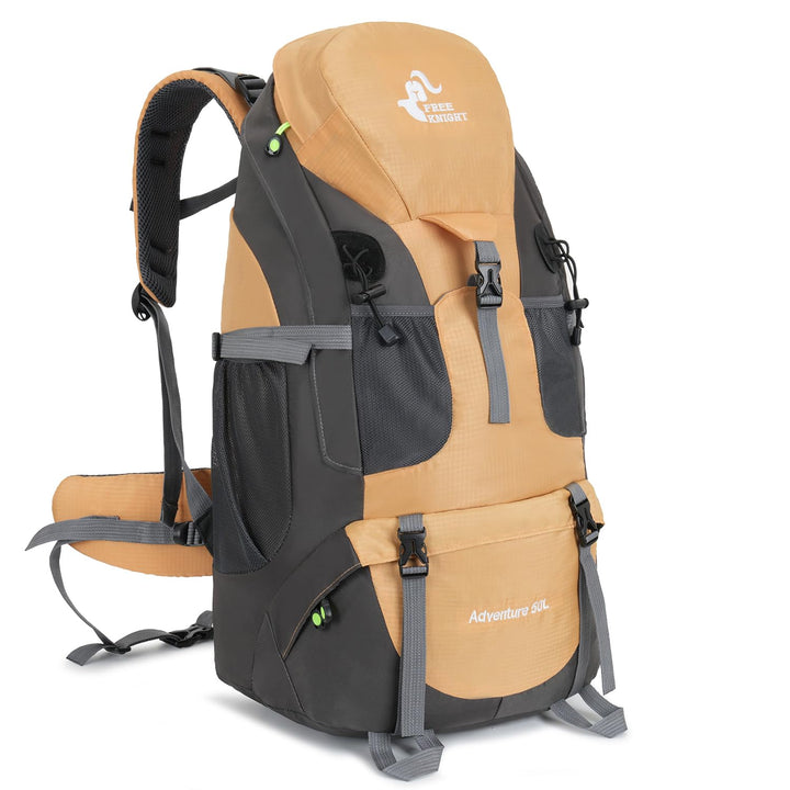 Bseash 50L Leichter wasserfester Wanderrucksack, Outdoor Sport Tagesrucksack Multifunktions Reisetas