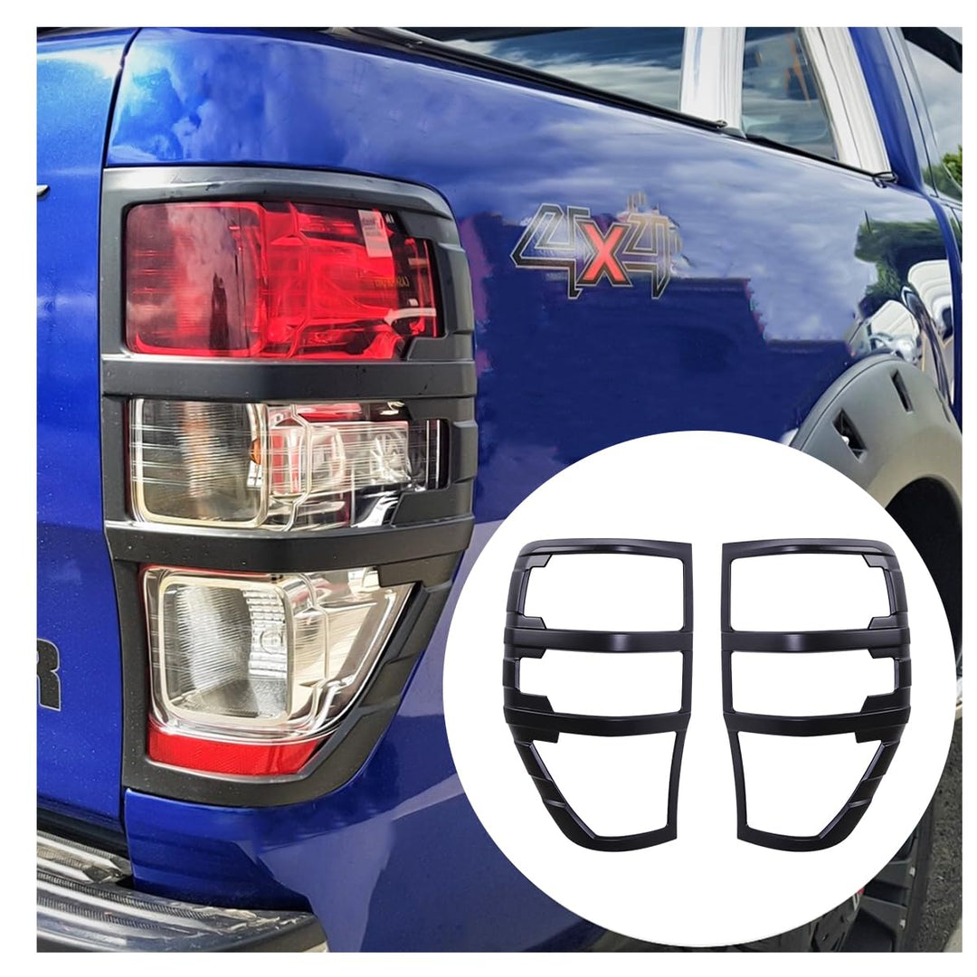 JHCHAN Scheinwerfer Rücklichtabdeckung für Ford Ranger 2012-2022 T6 T7 T8 Raptor Limited Tremor XL X