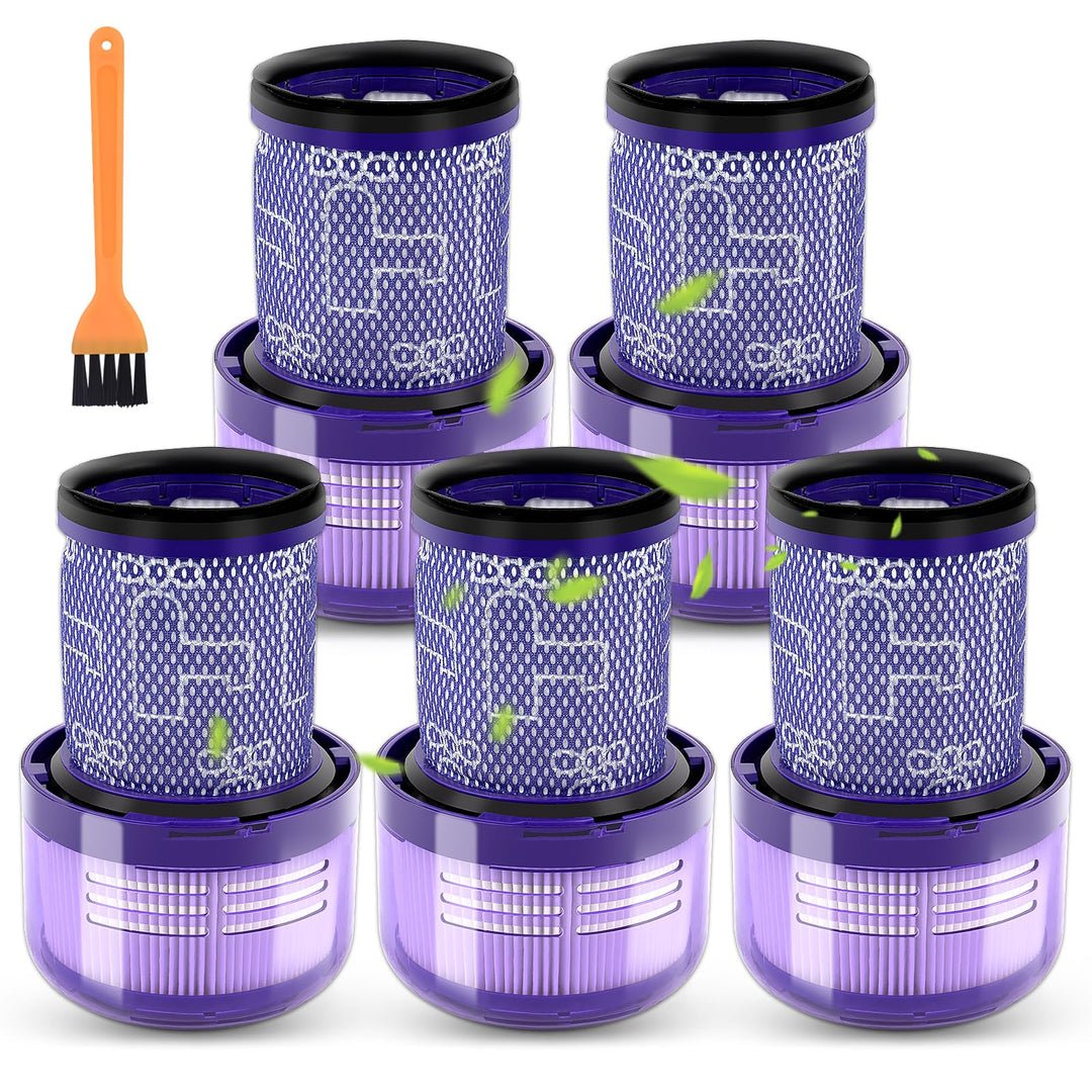 (5 Stück) V12 Slim Detect Slim Ersatz HEPA Filter für Dyson V12 Detect Slim Absolute/Complete/Motorh