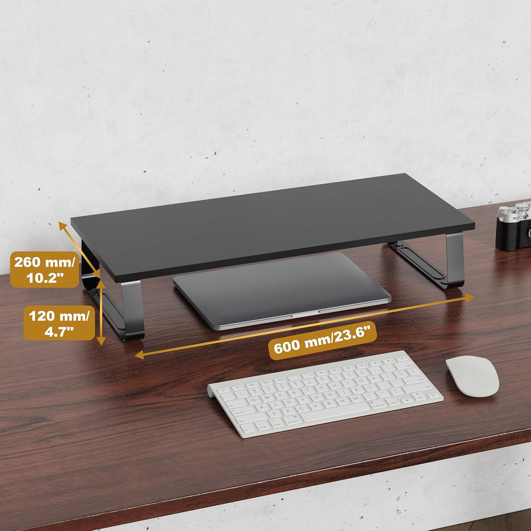 RICOO Monitor Schreibtischaufsatz Schreibtisch Aufsatzregal Ständer für Computermonitore FS0111 Moni